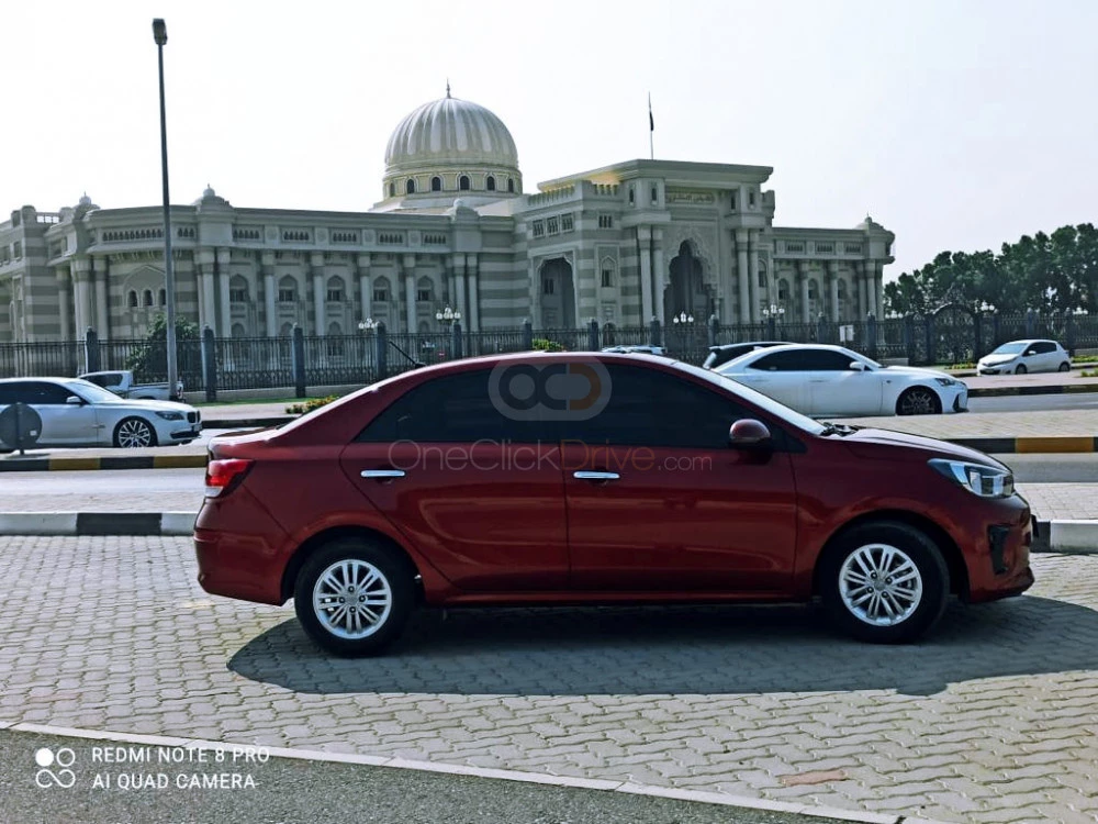 Red Kia Pegas 2020 for rent in Sharjah 6